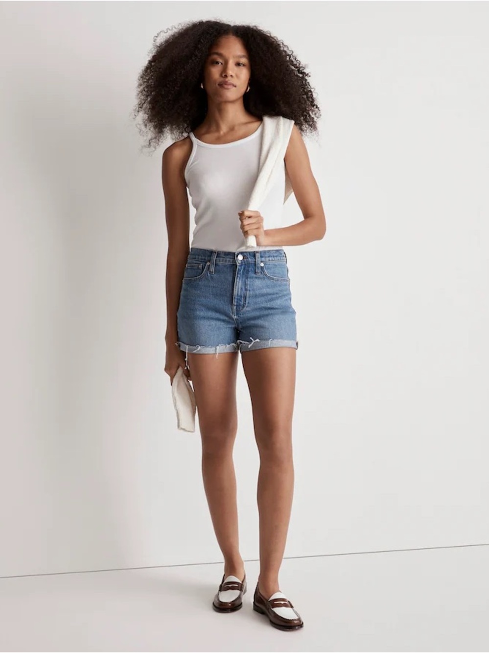 Madewell Super Stretch High-Rise Jean Shorts